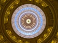 Texas State Capitol dome (inside) Royalty Free Stock Photo