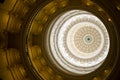 Interior look at Texas State Capitol dome Royalty Free Stock Photo