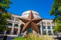 Texas Star in front of the Bob Bullock Texas State History Museum in downtown Austin, Royalty Free Stock Photo