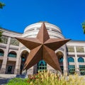 Texas Star in front of the Bob Bullock Texas State History Museum in downtown Austin, Royalty Free Stock Photo