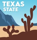 texas state with beautiful view Royalty Free Stock Photo