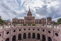 Texas state capital building in cloudy day, Austin Royalty Free Stock Photo