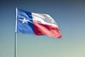 Texas State Flag Royalty Free Stock Photo