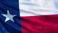 Texas state flag. Waving flag of Texas state, United States of America Royalty Free Stock Photo