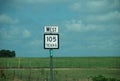 Texas State Highway 105, Texas, USA Royalty Free Stock Photo