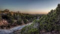 Texas state park sunset