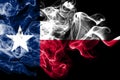 Texas state smoke flag, United States Of America Royalty Free Stock Photo