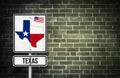 Texas street sign