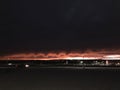 Texas Sunset - Dark Clouds on Fire
