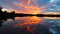 Texas sunsets Royalty Free Stock Photo