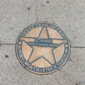 texas trail of fame honors L. White, boot and sattle maker with a plate at walk of fame in Fort Worth Stockyards
