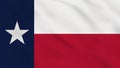 Texas - USA - Crumpled Fabric Flag Intro. Royalty Free Stock Photo