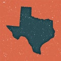 Texas vintage map.