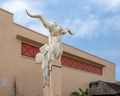 `Texas Woofus` statue in Fair Park in Dallas, Texas.