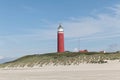 Texel lighthouse on a sunny day Royalty Free Stock Photo