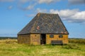 Texel, the Netherlands, August 2021. Autenthic barn for sheep on the isle of Texel. Royalty Free Stock Photo