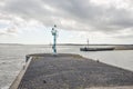 Texel, Netherlands. August 2022. The harbor head of the ferry port of Texel.