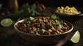 Texmex ground meat mexican food