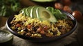 Texmex ground meat mexican food