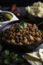 Texmex ground meat mexican food Royalty Free Stock Photo