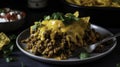 Texmex ground meat mexican food