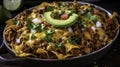 Texmex ground meat mexican food Royalty Free Stock Photo