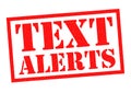 TEXT ALERTS Royalty Free Stock Photo