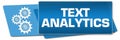 Text Analytics Blue Side Squares