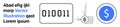 Digital Currency Symbol with Bitcoin Circuit, Binary Code, and Dollar Sign Emblem