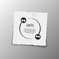 Text box design template with notepapers sticker design element.