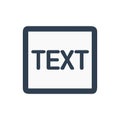 Text Box Icon for Input Fields