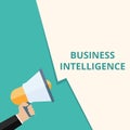 text Business Intelligence Royalty Free Stock Photo