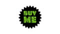 Text `Buy me` on white background. Scribble effect Royalty Free Stock Photo