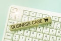 Text caption presenting Business Case. Business showcase Proposition Undertaking Verbal Presentation New Task -48569 Royalty Free Stock Photo