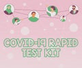 Text caption presenting Rapid Test Kit. Business approach Emergency medical diagnostic equipment that deliver fast Royalty Free Stock Photo