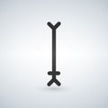 Text Cursor Navigation pointer. illustration isolated on modern background.
