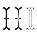 Text cursor symbol. I Cursor icon. Vector illustration. EPS 10.