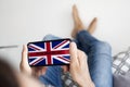 Text do you speak English in a smartphone Royalty Free Stock Photo