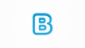 Text edit, bold letters realistic icon. 3d line vector illustration. Top view
