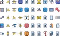 Text editor icons High-Quality Vector Icons Collection with Editable Stroke. Ideal for Professional and Creative Royalty Free Stock Photo