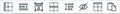 Text editor line icons. linear set. quality vector line set such as paste, border, hidden, line spacing, border, text, left indent