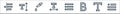 Text editor line icons. linear set. quality vector line set such as right indent, text, bold, bullet list, text, eye dropper, font