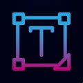 Text editor nolan icon. Simple thin line, outline of Mix icons for ui and ux, website or mobile application