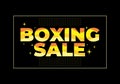 Text effect design, boxing sale