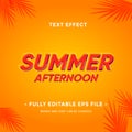 Text effect summer season for your headline Royalty Free Stock Photo