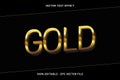 Gold Vector Text Effect