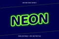 Neon Vector Text Effect