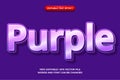 Text effects Purple Royalty Free Stock Photo