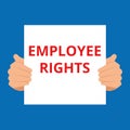 text Employee Rights