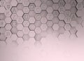 Image of hexagons with engraved letters.